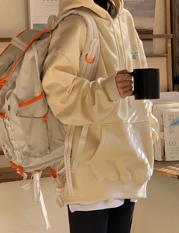 캠핑로드 기모 후드 (4color) 남녀공용