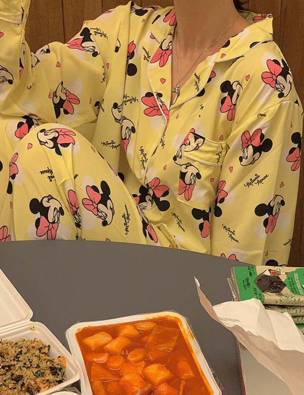 미니나잇 파자마 세트 (2color) ’디즈니정품’