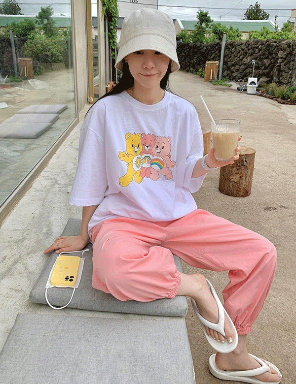 [BEST인기상품/재입고♥]젤리베어 반팔 티셔츠 (3color)
