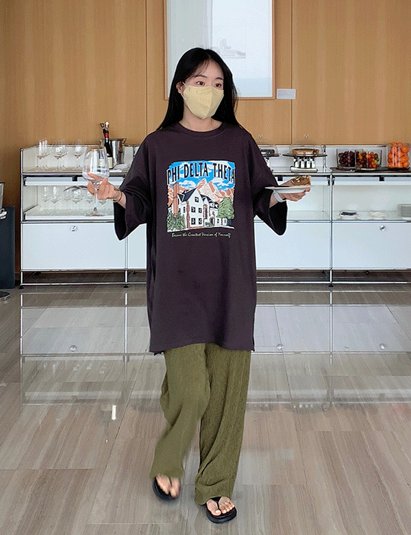 [♥단24시간!신상7%할인♥]필라델 루즈 반팔 티셔츠 (3color)