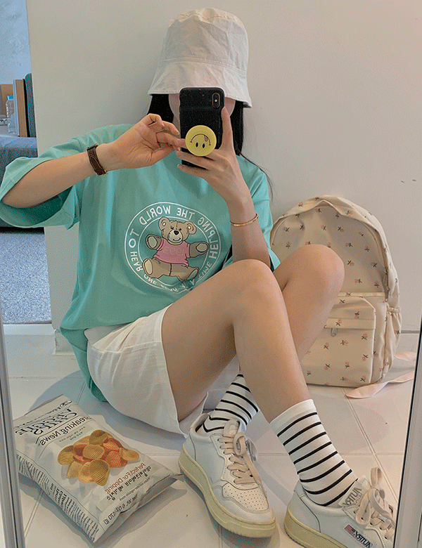 핑베어 반팔 티셔츠 (3color)