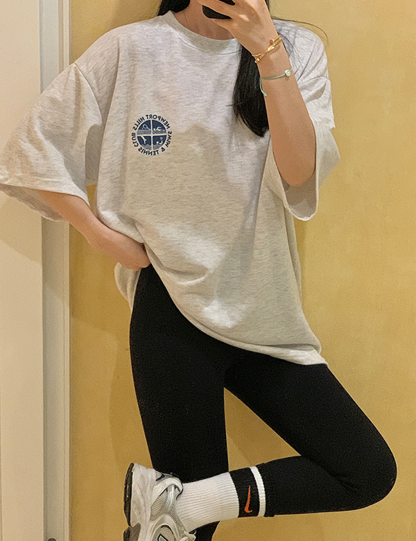 스윔포트 루즈 반팔 티셔츠 (3color) 남녀공용