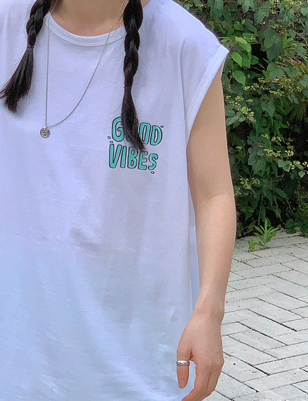 알로하 루즈 나시 티셔츠 (3color) 남녀공용