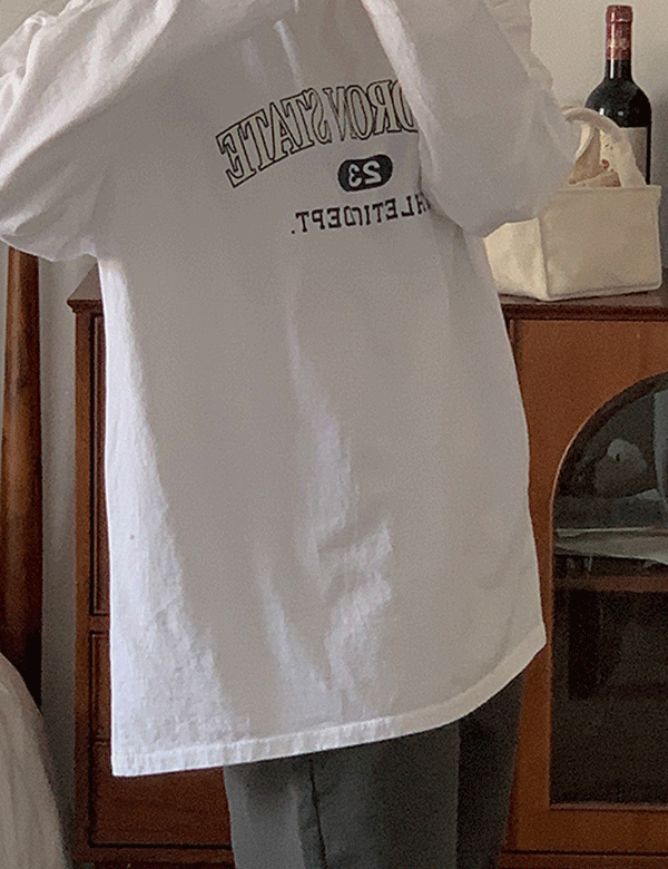 칠드 오버핏 긴팔 티셔츠 (3color)