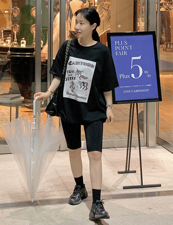 [♥Today&#039;s new item♥]제리툰 오버핏 반팔 티셔츠 (3color)